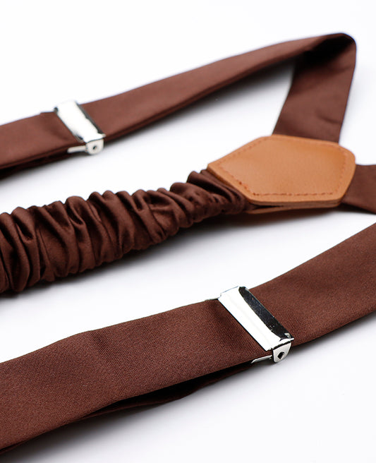 Bretelles Enfant Marron en Polyester «Ernest»