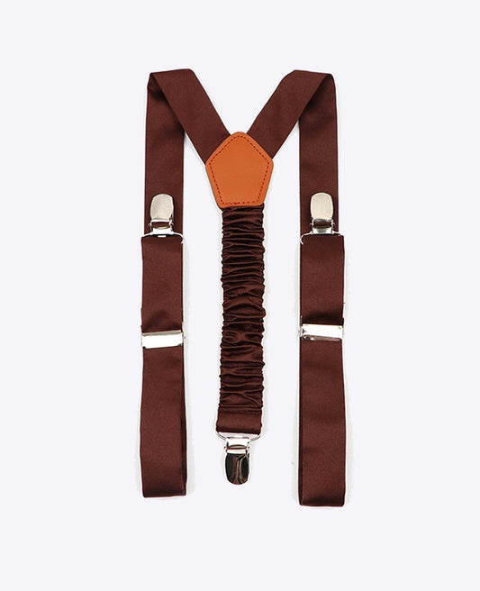 Bretelles Enfant Marron en Polyester «Ernest»