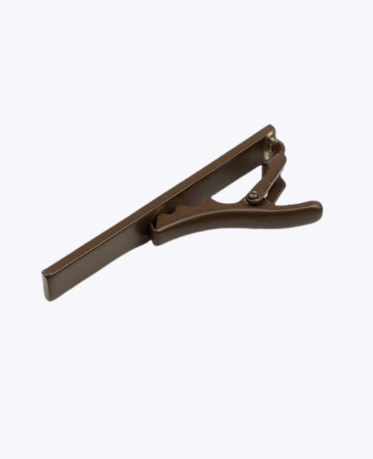 Pince à Cravate Gris en Métal