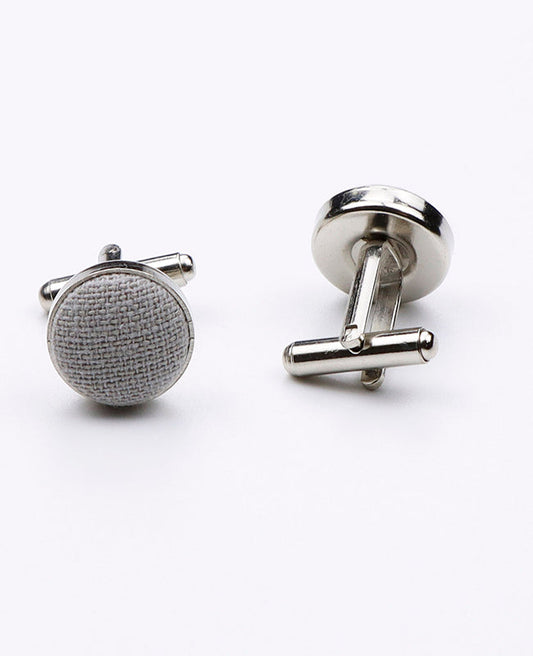 Boutons de Manchette Gris n°3 Homme en Coton | Edgard | Unipap's
