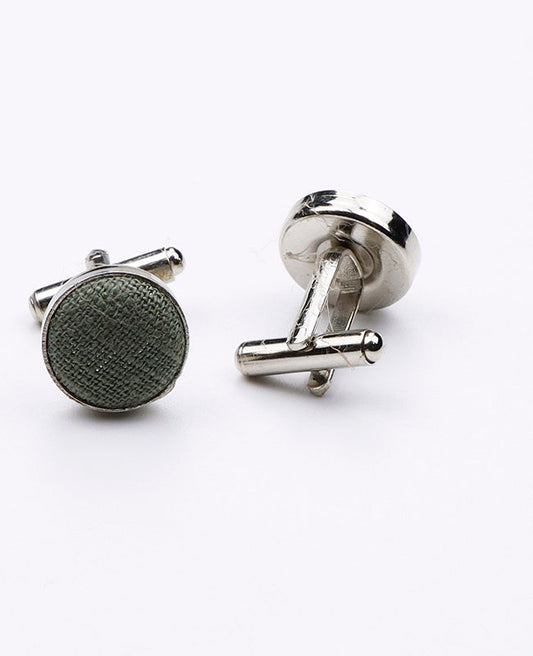 Boutons de Manchette Vert n°3 Homme en Coton | Edgard | Unipap's