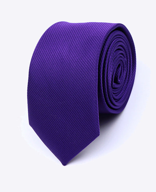 Cravate Violet n°1 Homme en Polyester | Lucien - Unipap's