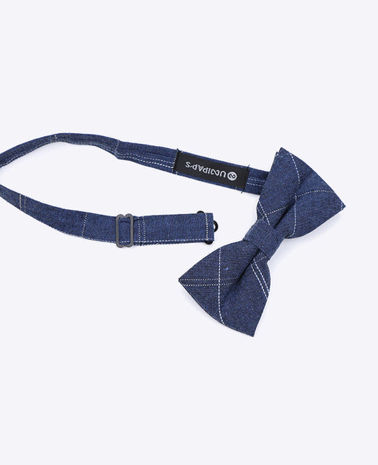 Noeud Papillon Tartan Bleu Homme en Coton | Marcel - Unipap's