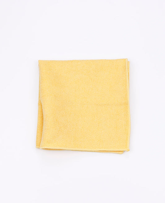 Pochette de Costume Jaune n°1 en Effet Velours | Simon - Unipap's