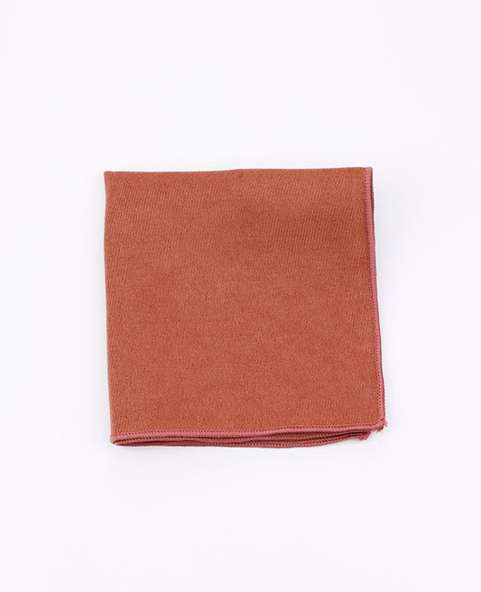 Pochette de Costume Orange n°3 en Effet Velours | Simon - Unipap's