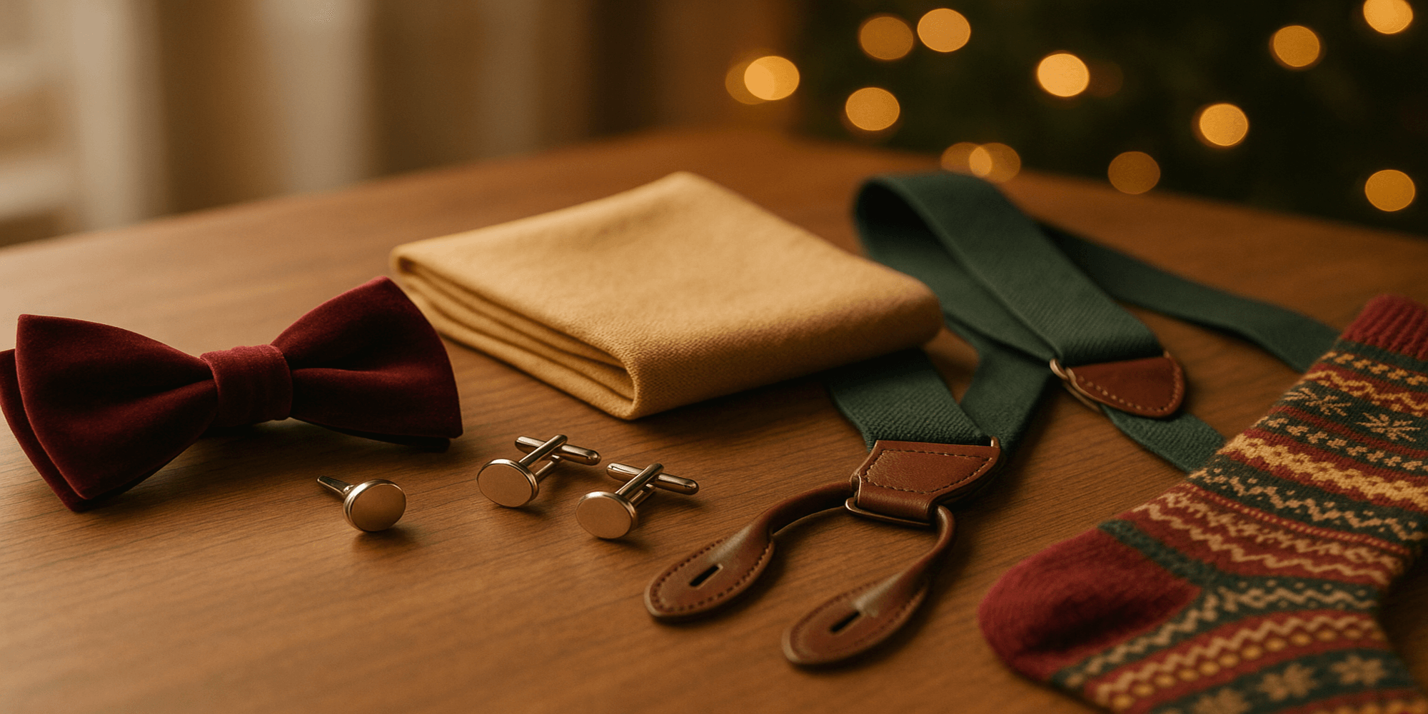 Quels accessoires de costume choisir pour un look élégant lors des fêtes de fin d’année ? Bild