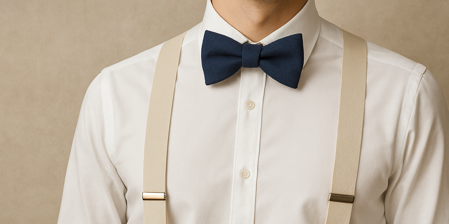 Comment assortir nœud papillon et bretelles pour un look homme élégant Bild