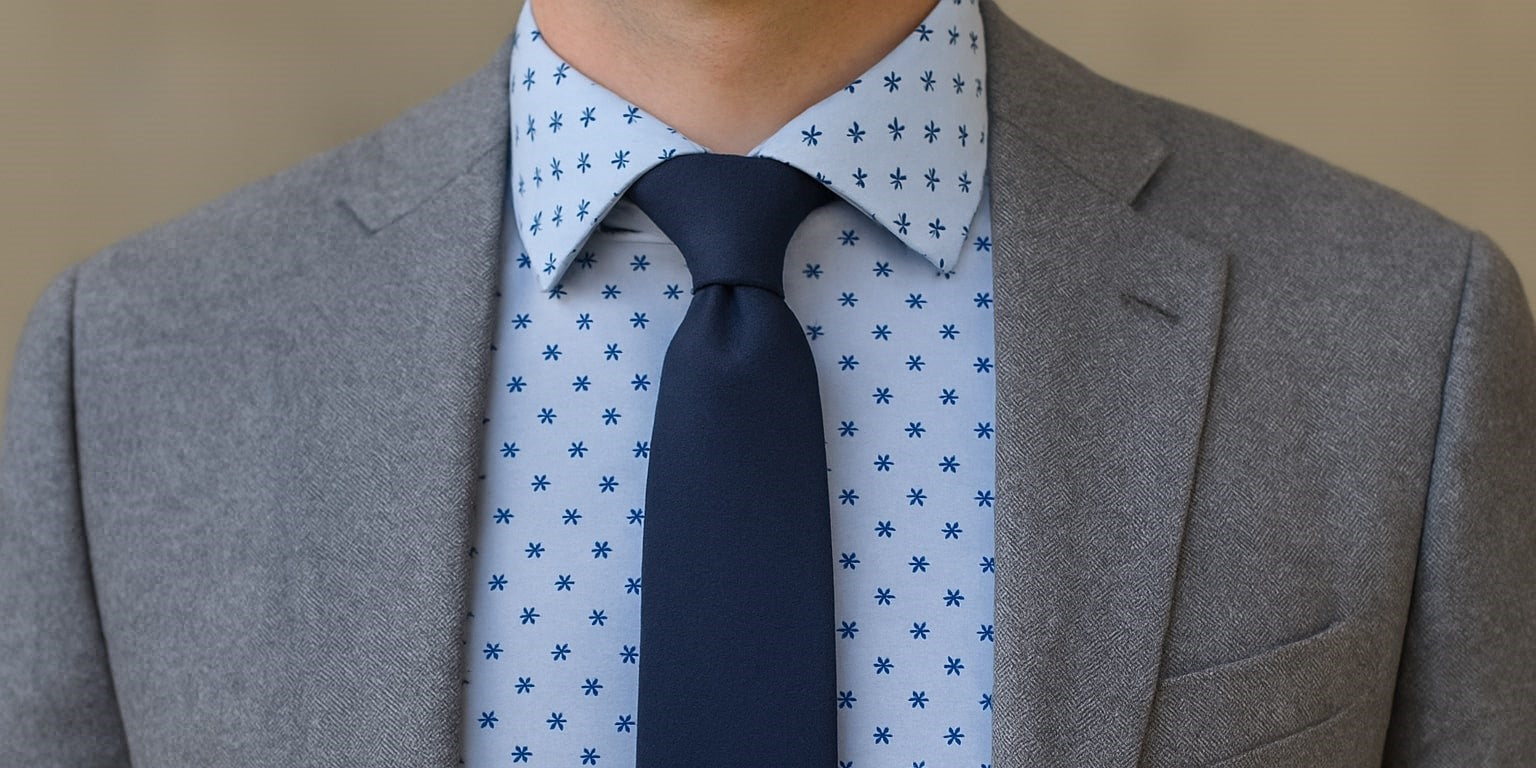 Comment associer sa cravate à une chemise à motifs pour un look homme élégant ? Bild