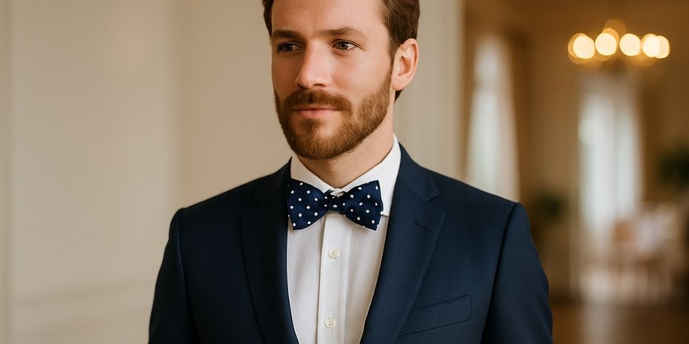 Noeud papillon à pois : Conseils pour un look homme élégant et original Bild