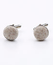 Manschettenknöpfe Beige n°2 aus Wolle | Claude - Unipap's