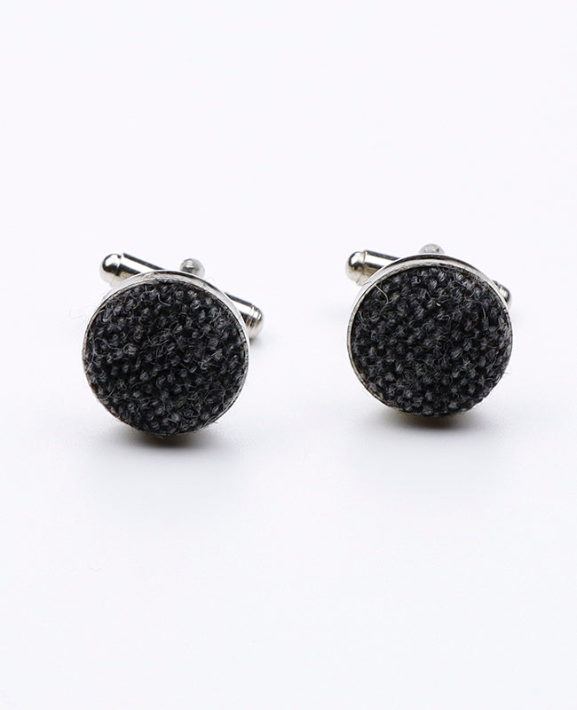 Manschettenknöpfe Grau n°5 aus Wolle | Claude - Unipap's