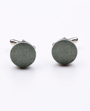 Manschettenknöpfe Grün Nr. 2 aus Wolle | Claude - Unipap's