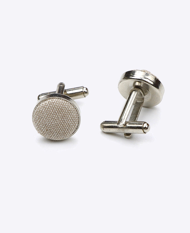 Beige Manschettenknöpfe aus Baumwolle | Edgard - Unipap's