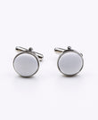 Boutons de Manchette Blanc en Polyester | Anatole - Unipap's