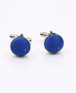 Manschettenknöpfe Blau n°2 Polyester | Georges - Unipap's