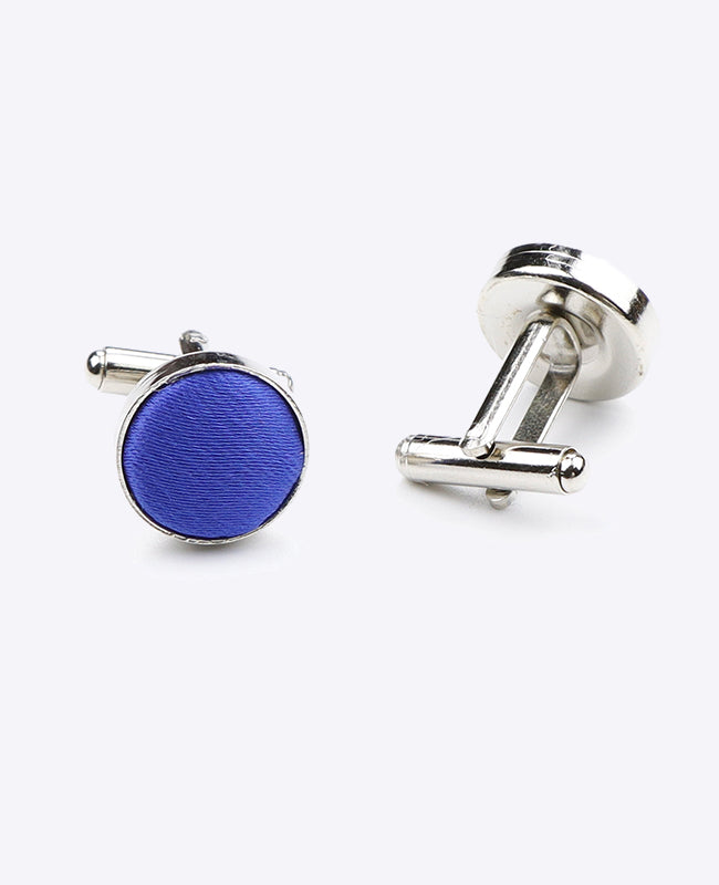 Manschettenknöpfe Blau Nr. 2 aus Polyester | Jules - Unipap's
