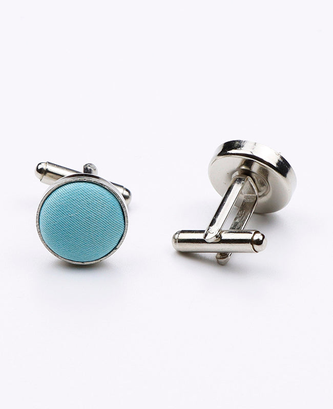 Manschettenknöpfe Blau Nr. 5 aus Polyester | Anatole - Unipap's