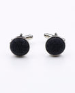 Boutons de Manchette Noir en Coton | Edgard - Unipap's