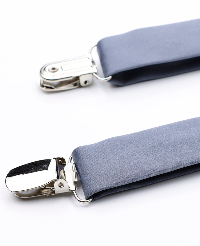 Hosenträger Grau aus Polyester für Herren «Ernest»