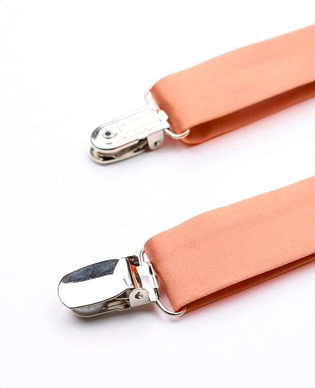 Hosenträger Kinder Orange n°1 aus Polyester «Ernest»