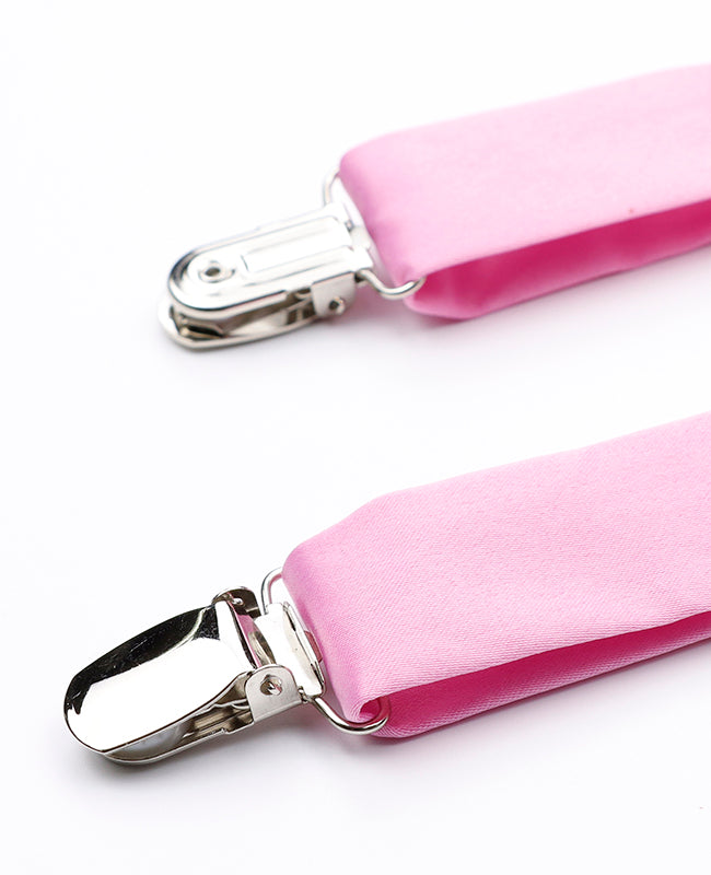 Hosenträger Rosa n°1 aus Polyester für Herren «Ernest»