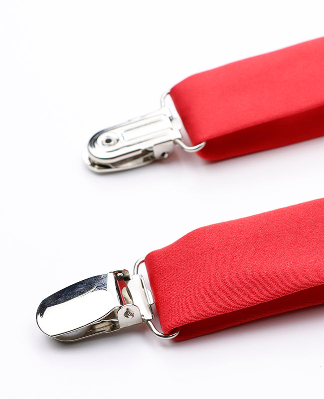 Bretelles Homme Rouge n°2 en Polyester «Ernest»