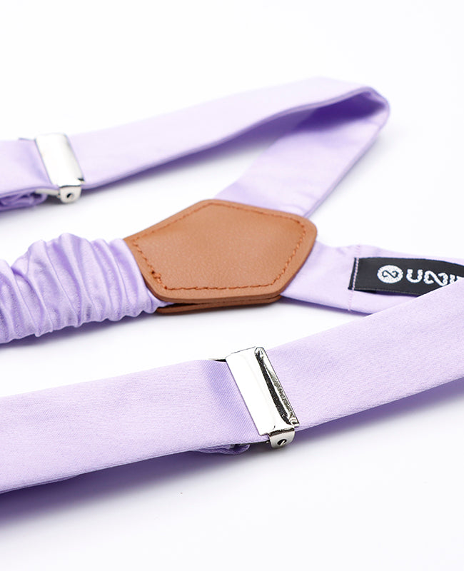 Hosenträger Herren Violett n°2 aus Polyester «Ernest»