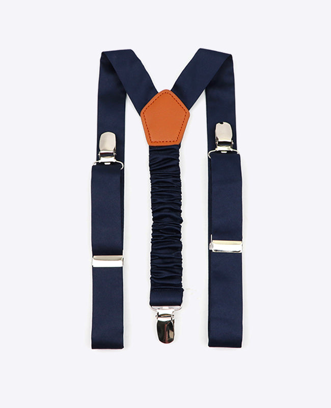 Hosenträger Kinder Blau n°1 aus Polyester «Ernest»