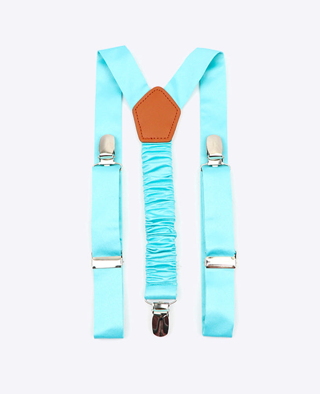 Hosenträger Kinder Blau n°5 aus Polyester «Ernest»