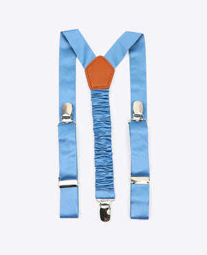 Hosenträger Kinder Blau n°7 aus Polyester «Ernest»