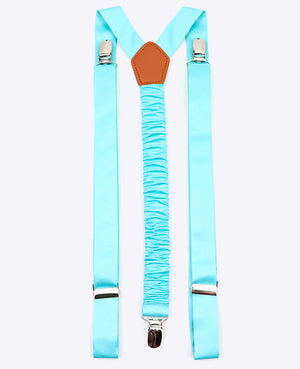 Hosenträger Herren Blau n°5 aus Polyester «Ernest»