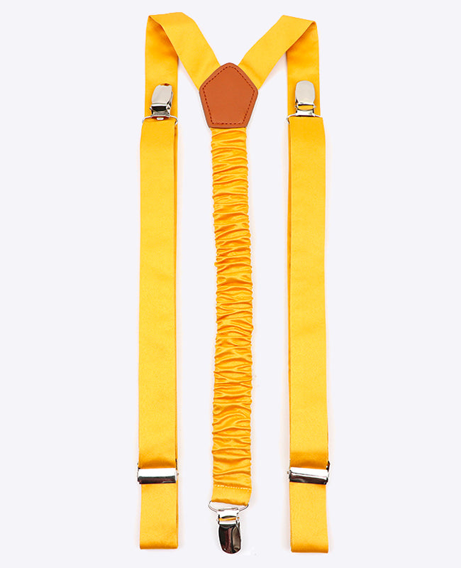 Hosenträger Gelb n°1 aus Polyester «Ernest»