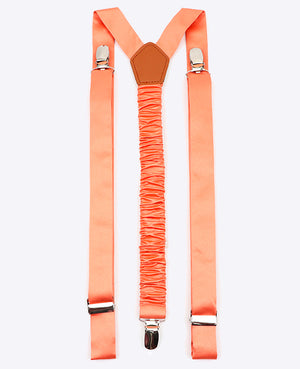 Hosenträger Kinder Orange n°1 aus Polyester «Ernest»