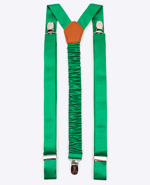 Hosenträger Grün Nr. 3 aus Polyester für Herren «Ernest»