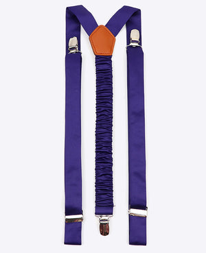 Hosenträger Herren Violett n°1 aus Polyester «Ernest»