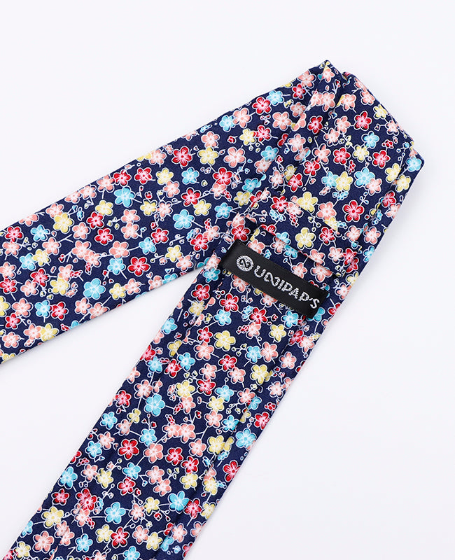 Krawatte Liberty Blau n°12 Herren Baumwolle | Gaspard - Unipap's