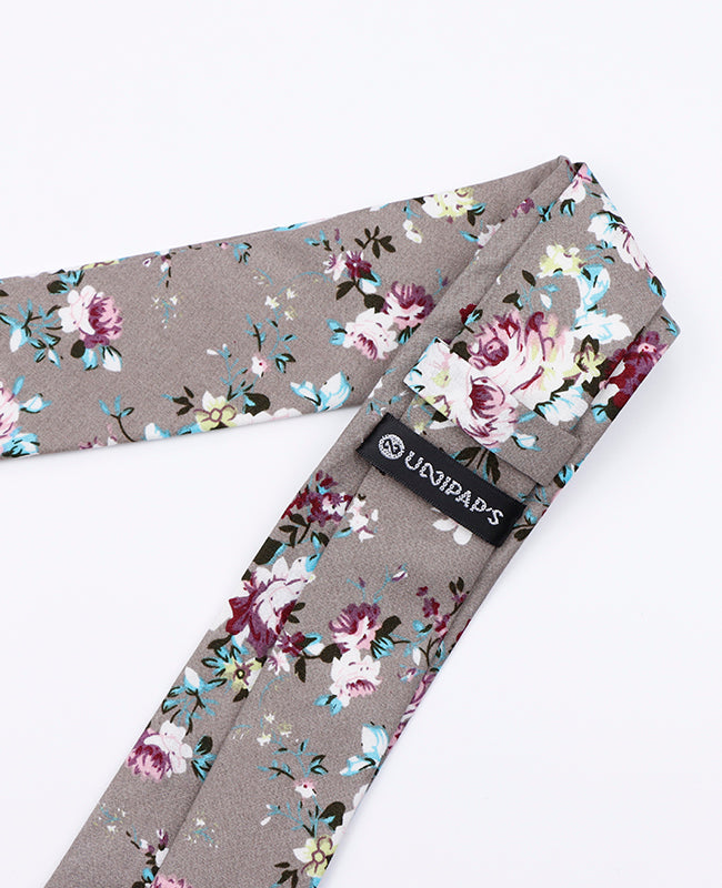 Krawatte Liberty Blau Nr. 1 Herren Baumwolle Gaspard 