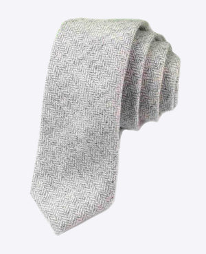 Krawatte Grau n°1 Herren Wolle 