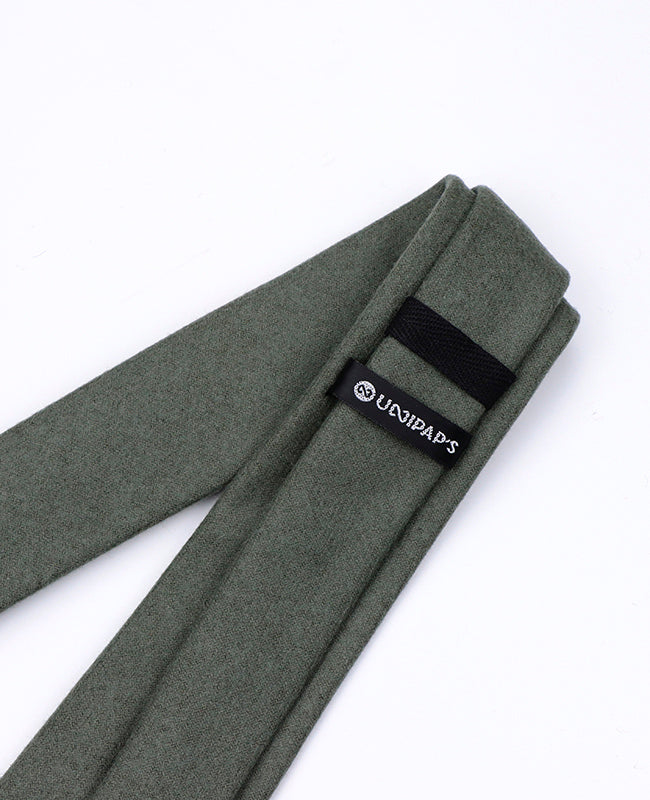 Krawatte Grün Nr. 2 Herren aus Wolle | Claude - Unipap's