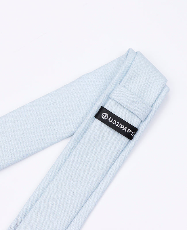 Krawatte Blau Nr. 6 Herren aus Leinen | Basile - Unipap's