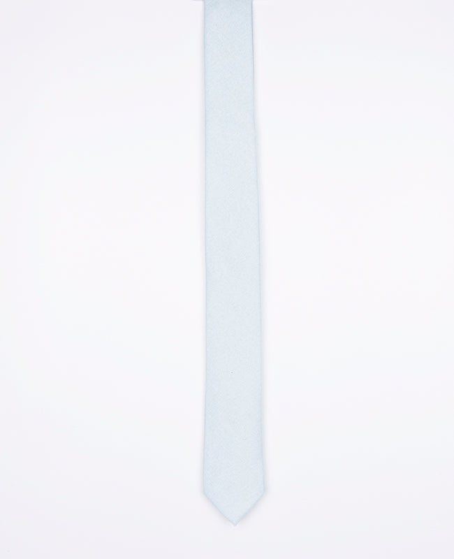 Krawatte Blau n°6 Herren aus Leinen | Basile - Unipap's