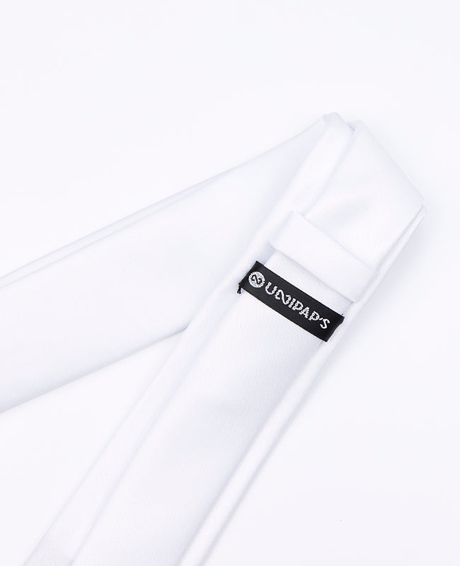 Krawatte Weiß Herren aus Polyester | Anatole - Unipap's