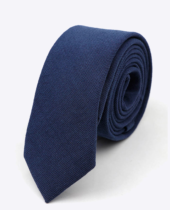 Krawatte Blau n°1 Herren aus Baumwolle | Edgard - Unipap's