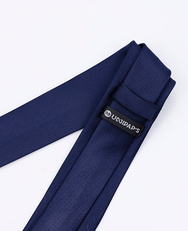 Krawatte Blau n°1 Herren aus Polyester | Lucien - Unipap's