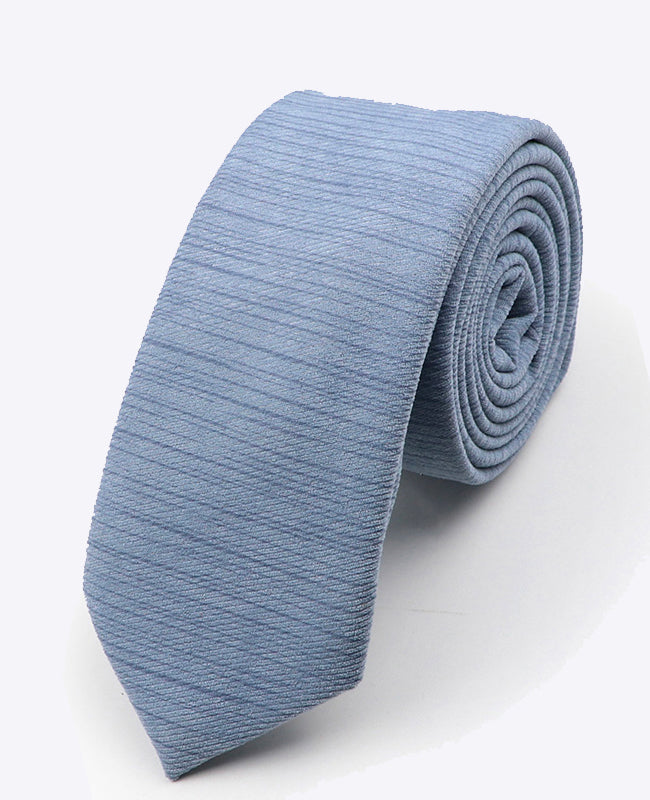 Blaue Krawatte n°2 Herren aus Polyester | Augustin - Unipap's