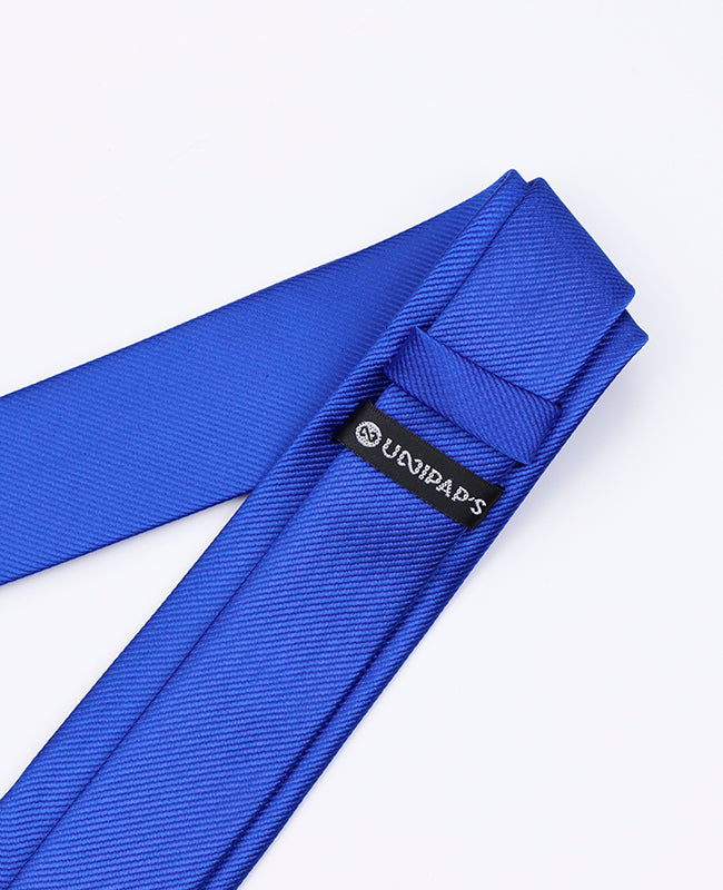 Krawatte Blau Nr. 3 Herren aus Polyester | Lucien - Unipap's