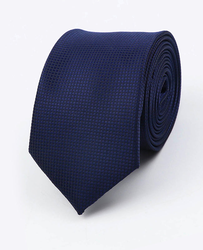 Krawatte Blau n°3 Herren aus Polyester | Martin - Unipap's