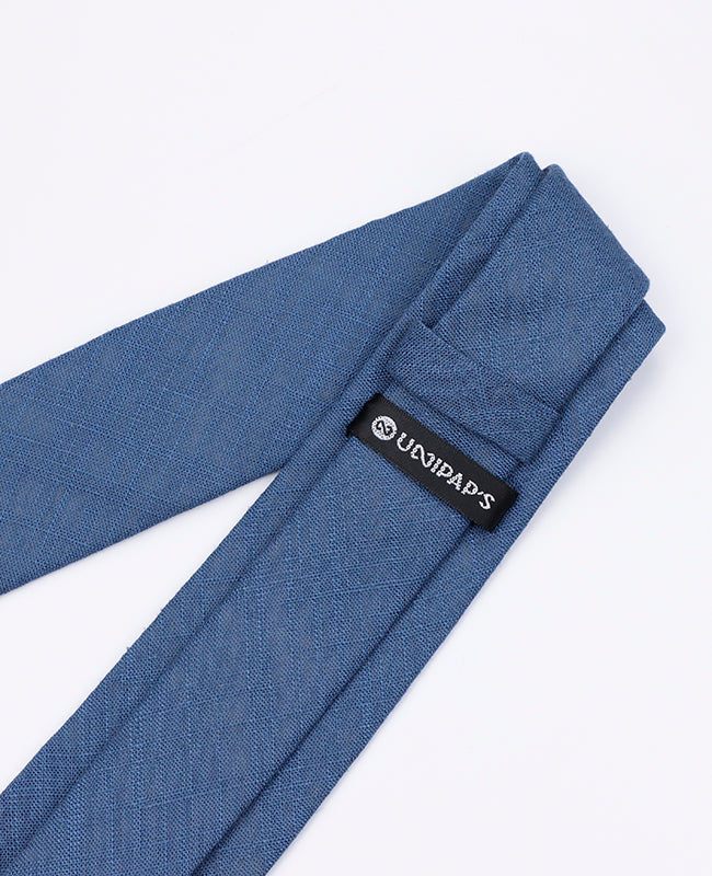 Krawatte Blau n°8 Herren aus Baumwolle | Edgard | Unipap's