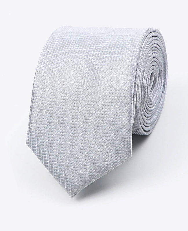Krawatte Grau n°1 Herren Polyester | Martin - Unipap's