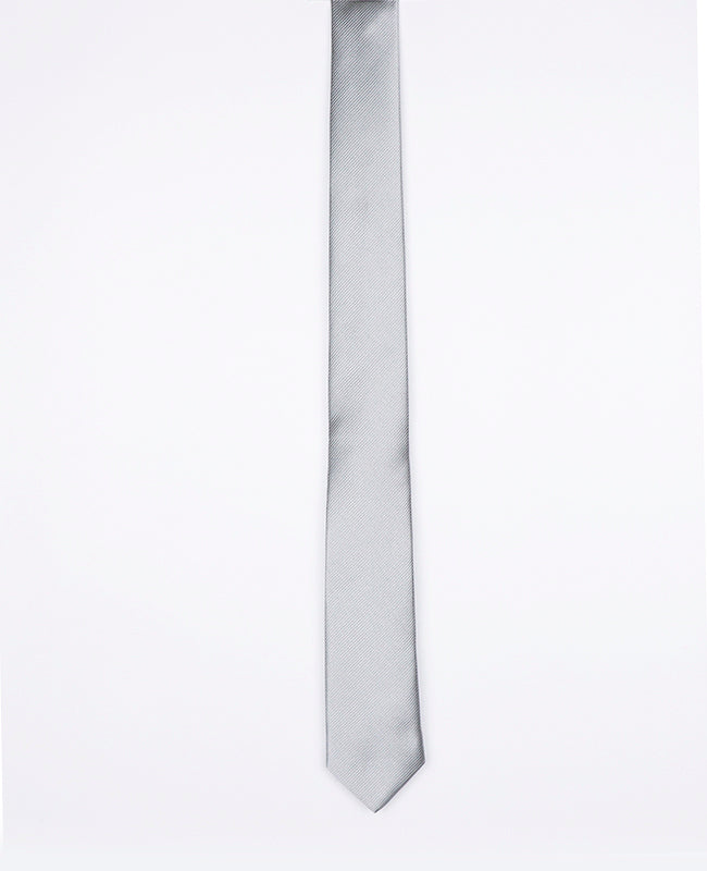 Cravate Gris n°2 Homme en Polyester | Lucien - Unipap's